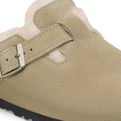 Birkenstock Mens Boston Shearling Sandals